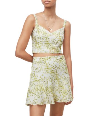 ALLSAINTS Cassia Amanzi Printed Bralette Top Back to Results -  Women - Bloomingdale's