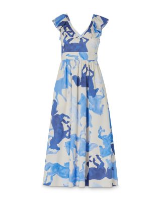 Marella Carol Horse Print Midi Dress | Bloomingdale's