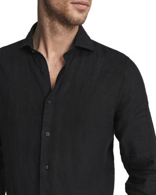 Ruban Long Sleeve Linen Shirt