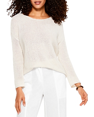 Nic + Zoe Nic+zoe Summer Sweater In Bone