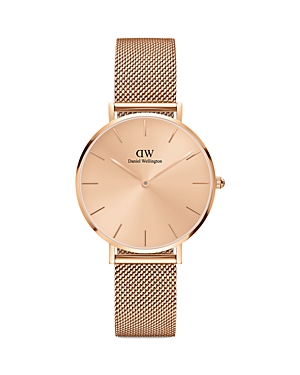 Daniel Wellington Petite Unitone 28mm In Rose Gold/rose Gold