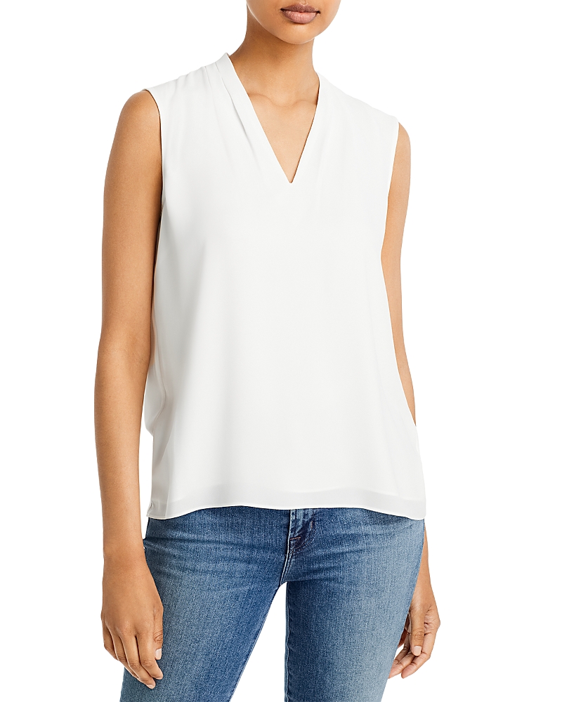 T Tahari Edie Sleeveless V-Neck Top - Exclusive