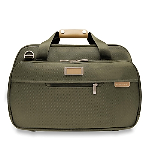 Briggs & Riley Baseline Expandable Cabin Bag In Olive