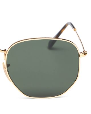  Icons Hexagonal Sunglasses, 54mm