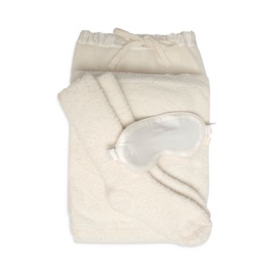 Barefoot Dreams Cozychic Travel Set In Cream