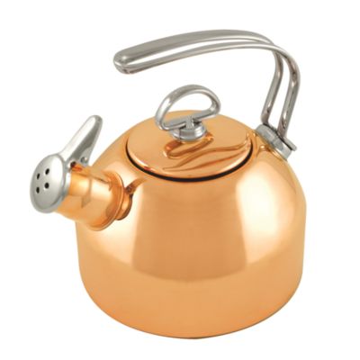 copper and glass kettle