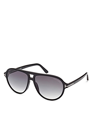 Tom Ford Jeffery Pilot Sunglasses, 59mm