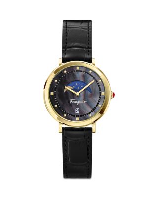 FERRAGAMO - Logomania Moon Phase Watch, 36mm