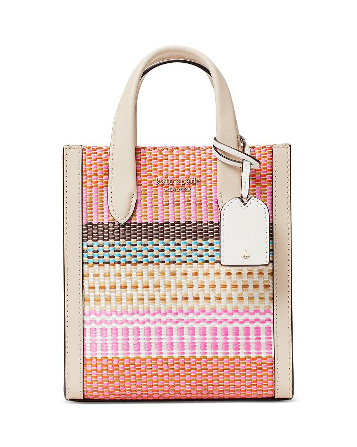 Kate spade woven tote clearance