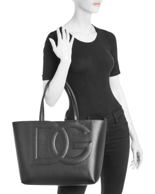Logo Large Leather Tote