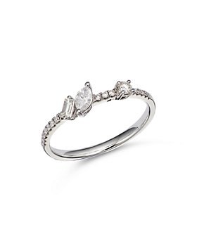 Bloomingdale's - Diamond Scattered Ring in 14K White Gold, 0.35 ct. t.w. - 100% Exclusive