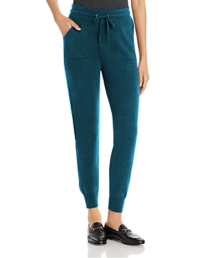 C By Bloomingdale's Cashmere Jogger Trousers - 100% Exclusive In Heather Spruce