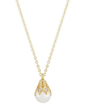 Bloomingdale's - Cultured Freshwater Pearl Bell Cap Pendant Necklace in 14K Yellow Gold, 18" - 100% Exclusive