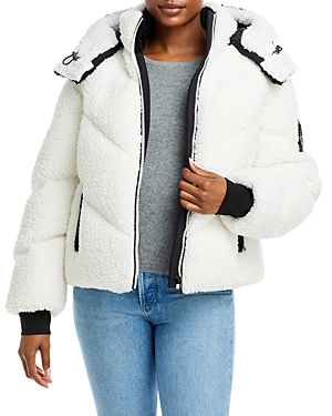 Moose Knuckles Atlantic Puffer Jacket In Ivory