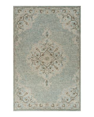 Imperial Lagoon Medallion Area Rug, 93" x 117"