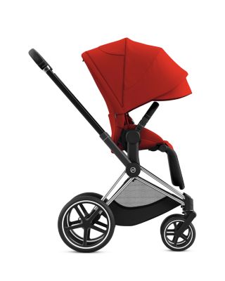 PRIAM 4 Stroller – Chrome Frame and Black Handle