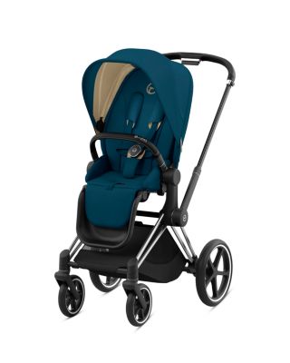 PRIAM 4 Stroller – Chrome Frame and Black Handle