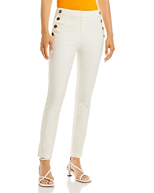 Derek Lam 10 Crosby Kelis Straight-leg Sailor Pants In White