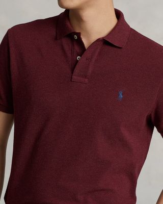Custom Slim Fit Mesh Polo Shirt