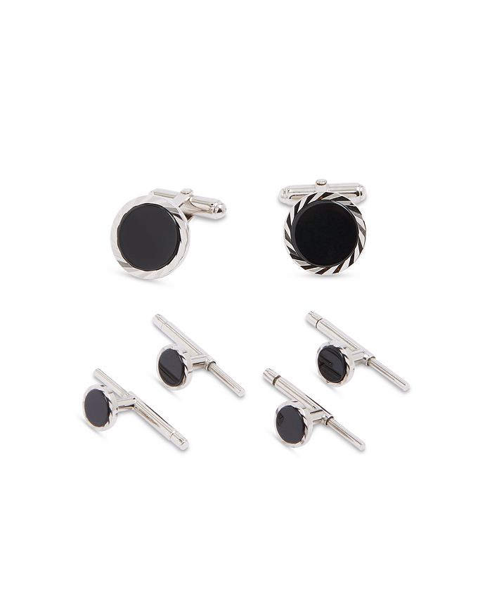 David Donahue Onyx Stud and Cufflink Set Bloomingdale's