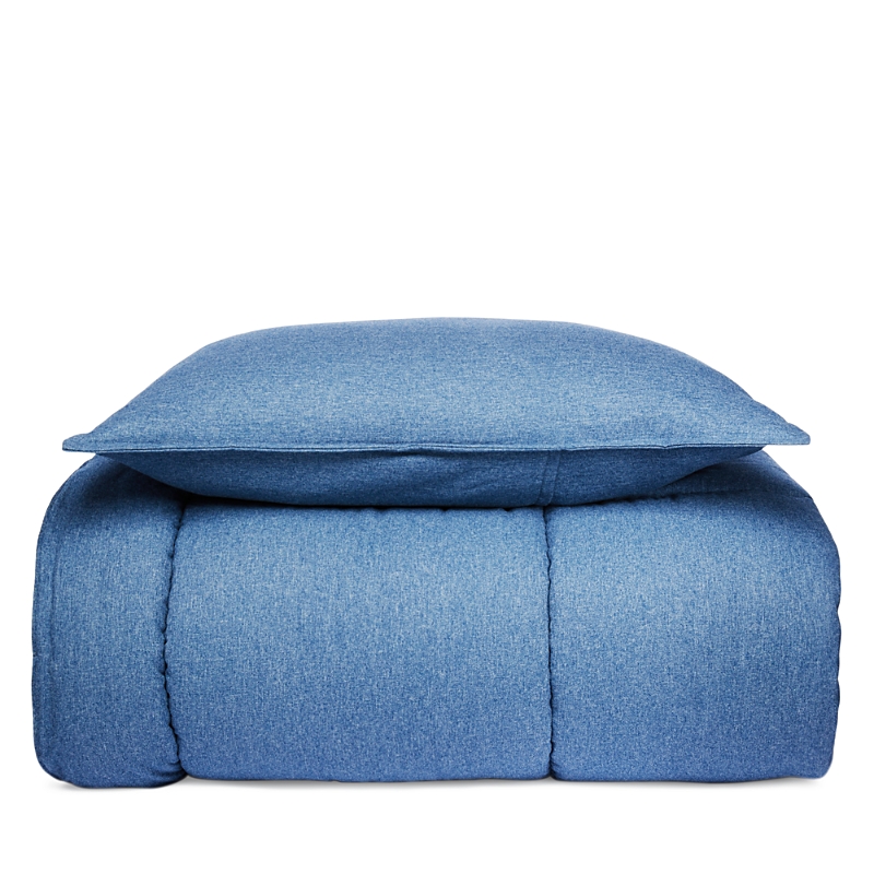 Bloomingdale's My Colored Comforter & Sham Set, King In Navy