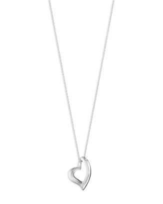 Georg Jensen Sterling Silver Hearts of Georg Jensen Open Heart Pendant ...