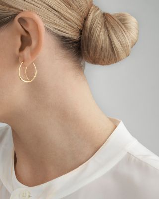 18K Yellow Gold Offspring Threader  Earrings