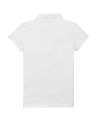  Girls' Mesh Knit Polo - Little Kid, Big Kid