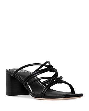Paige Vivian Nappa Heeled Sandal In Black