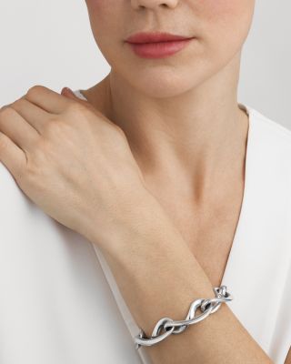 Sterling Silver Infinity Link Chain Bracelet