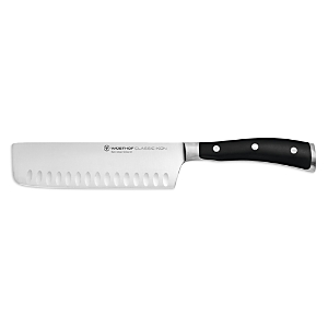 Wusthof Classic Ikon Nakiri Knife, 7 In Black