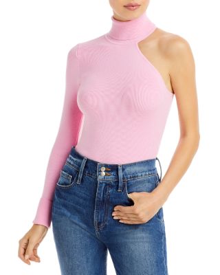Bardot - Asymmetric Knit Turtleneck