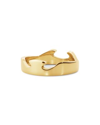 18K Yellow Gold Fusion End Ring