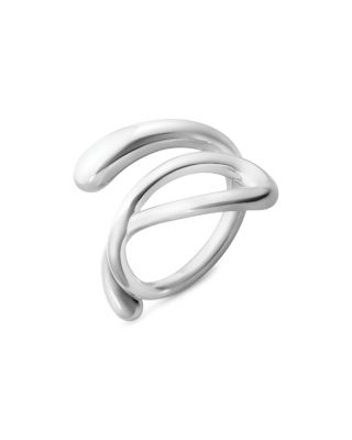 Georg Jensen - Sterling Silver Mercy Open Sculptural Ring