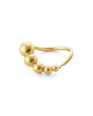 Georg Jensen 18K Yellow Gold Moonlight Grapes Graduated Ball Ring