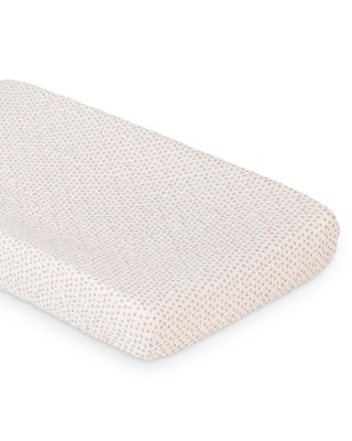 Lulujo - Dot Printed Cotton Muslin Change Pad Cover - Baby