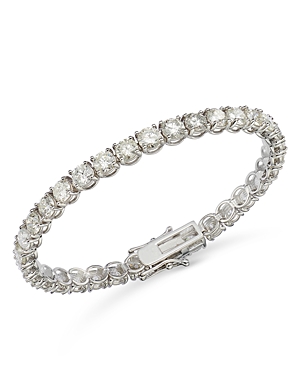 Bloomingdale's Luxe Certified Diamond Tennis Bracelet in 14K White Gold, 15.0 ct. t.w. - 100% Exclus