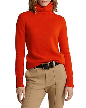 Orange Cashmere Sweaters for Women - Bloomingdale's