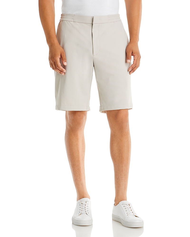 Theory Curtis Slim Fit Internal Drawstring Shorts In Putty