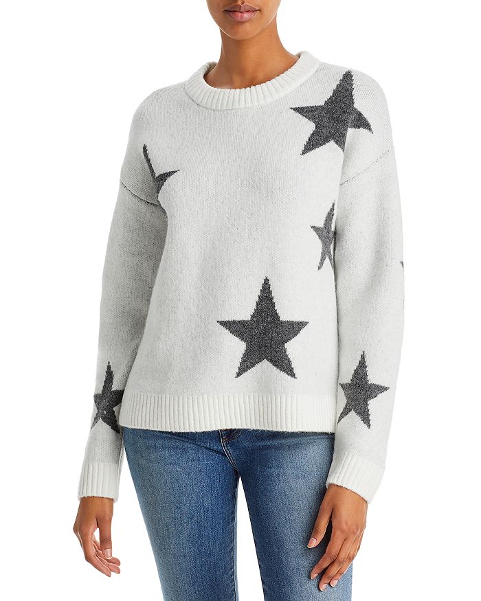 AQUA - Star Print Sweater - 100% Exclusive
