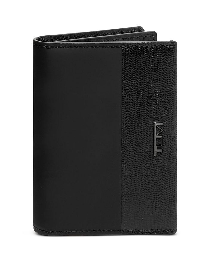 Tumi Gusseted Leather Card Case | Bloomingdale's