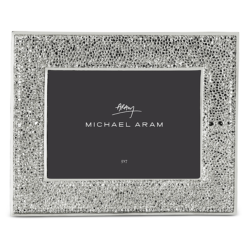 Michael Aram Shagreen Photo Frame, 5" X 7" In Silver