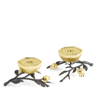 Michael Aram Pomegranate Candleholders, Set of 2 | Bloomingdale's