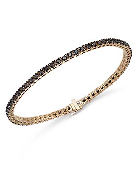 Bloomingdale's - Men's Black Diamond Bracelet in 14K Yellow Gold, 4.0 ct. t.w. - 100% Exclusive
