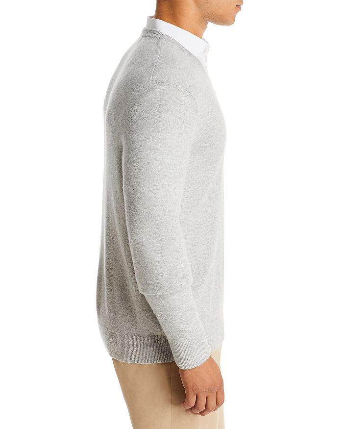 Shop The Men's Store At Bloomingdale's Cashmere V-neck Sweater - 100% Exclusive In Dove Grey