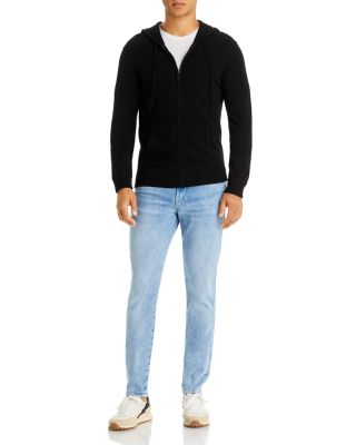 Cashmere Zip Front Hoodie - Exclusive