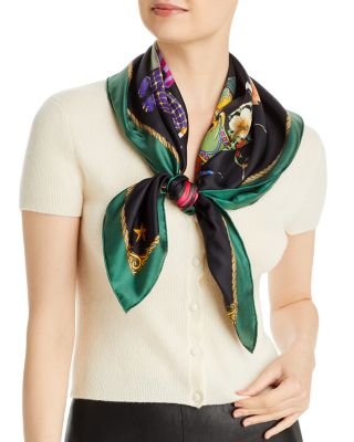 Animal Menagerie Silk Square Scarf