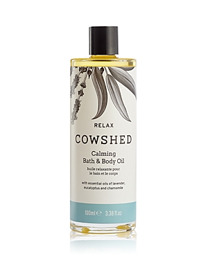 Cowshed Relax Bath & Body Oil 3.38 Oz. In White