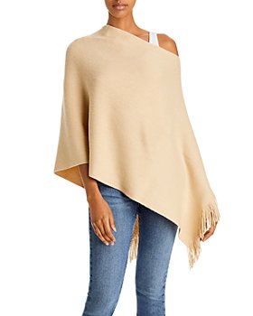 Bloomingdales Women Clothing Jackets Ponchos & Capes Boat Neck Cashmere Poncho 100% Exclusive 