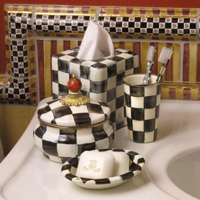MacKenzie-Childs - Courtly Check Bath Accessories